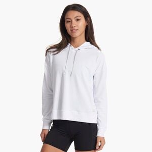Vuori Terry UPF Hoodie | White | Size Small